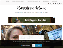 Tablet Screenshot of northernmum.com